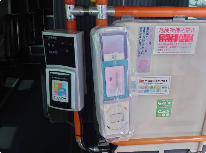 車内機器の写真