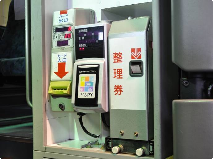 車内機器の写真